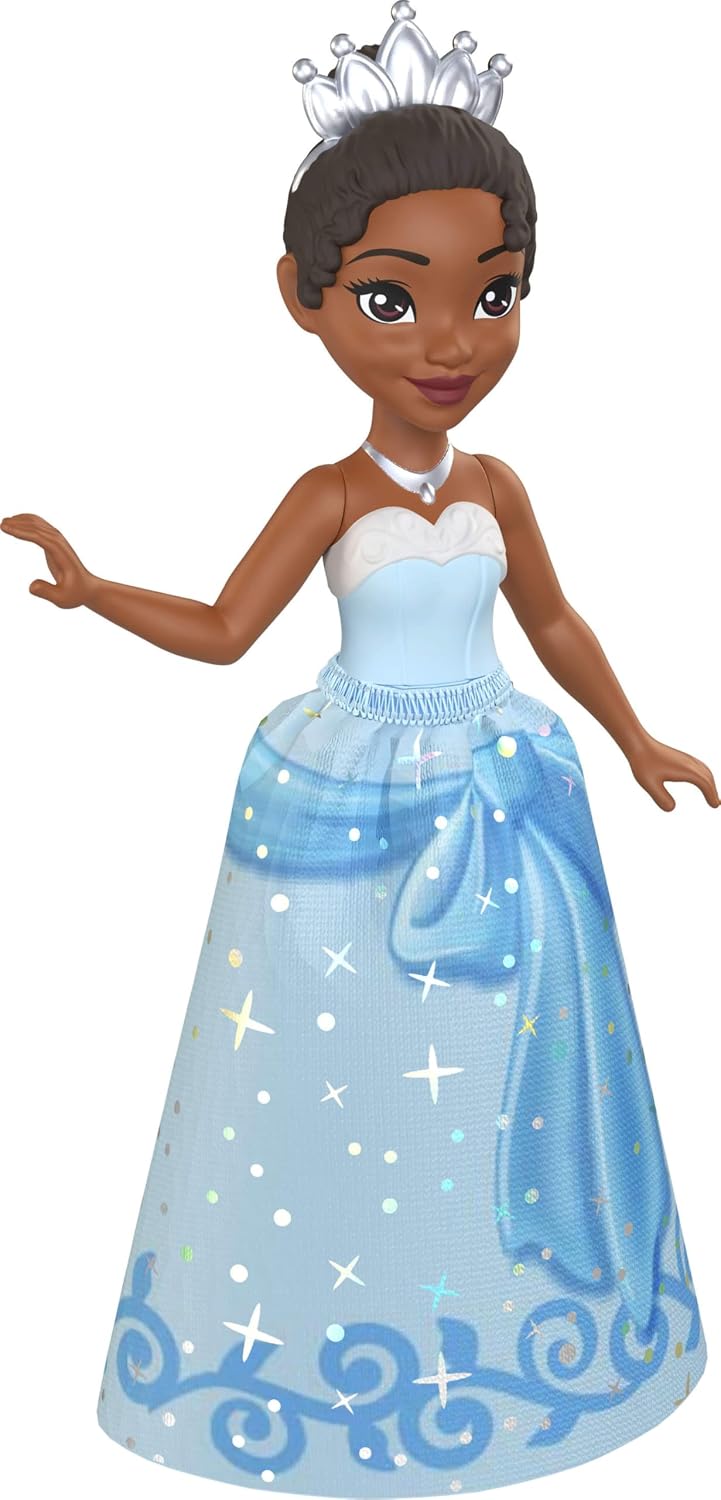 Back of packaging showcasing the full Mattel Disney Princess collection