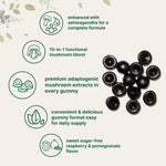 Micro Ingredients Mega Mushroom Gummies chewy texture and vibrant color