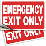 iSYFIX Emergency Exit Only Signs, 10x7 Inch, 10 Pack, Metal Glow | 100% Rust Free .040 Aluminum Signs, Glow in the Dark Laminated, UV, Weather, Scratch, Water & Fade Resistant - Image 13