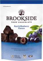 BROOKSIDE Dark Chocolate, Acai and Blueberry Flavored Snacking Chocolate Bag, 21 oz - Image 3