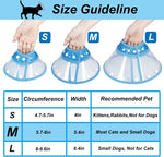 Adjustable veterinary E-collar for mini dogs and kittens