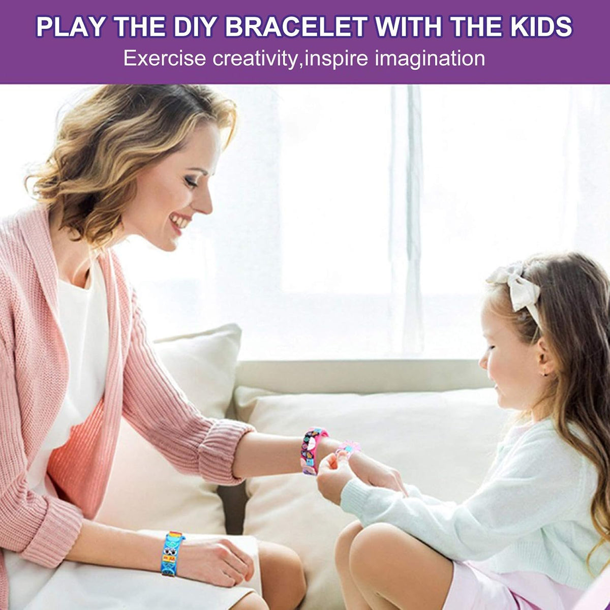 MEIEST 6 Packs Kids Jewelry Craft Bracelet,Sports Bracelet Making Kits,Custom Friendship Wristbands - Image 7