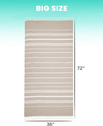 Antfuny lightweight pool towel tasseled edge detail