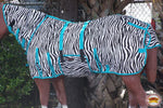 Hilason horse rug showing double buckle front closure system