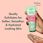 Rael Korean skincare clay mask packaging showing key ingredients tea tree and cica