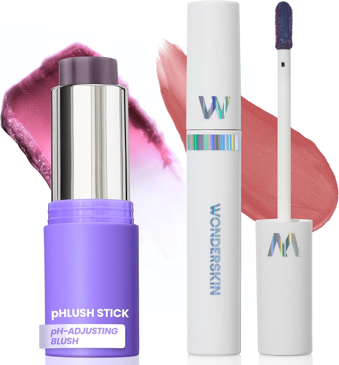 Wonderskin Beauty Essentials Set with pHlush Stick and Lip Stain in Whimsical shade