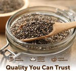 Micro Ingredients raw chia seeds measuring spoon scoop