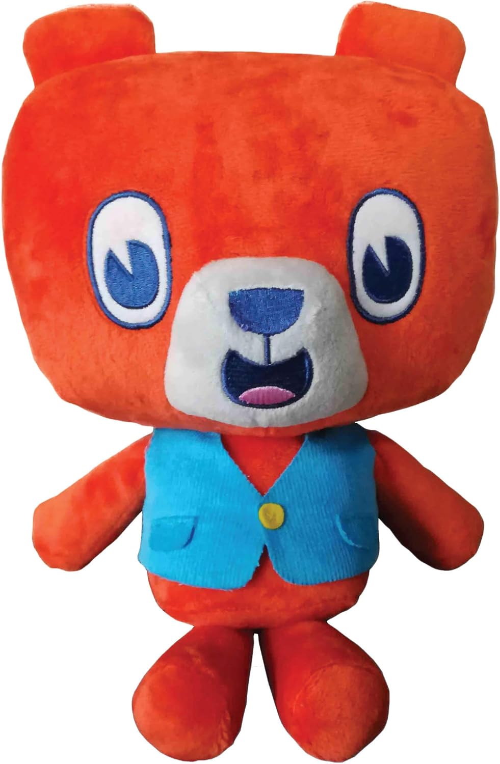 Golden Bell Studios 6107 Claire Lost Her Bear at The Worlds Fair: Benny Bear Soft Plush, Orange - Image 1