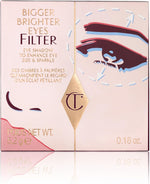 Close up texture shot of Charlotte Tilbury rose-gold eyeshadow shades