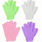FRCOLOR exfoliating bath gloves front view of pack for body scrubbing