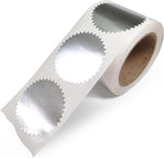 Next Day Labels embossed gold seal sticker lifestyle application