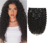 Caliee Natural Wave Curly Clip in Extensions Human Hair 14 Inch | Piano Blend Rich Dark Brown and Strawberry Blonde Real Human Hair Extensions in 120g - Image 13