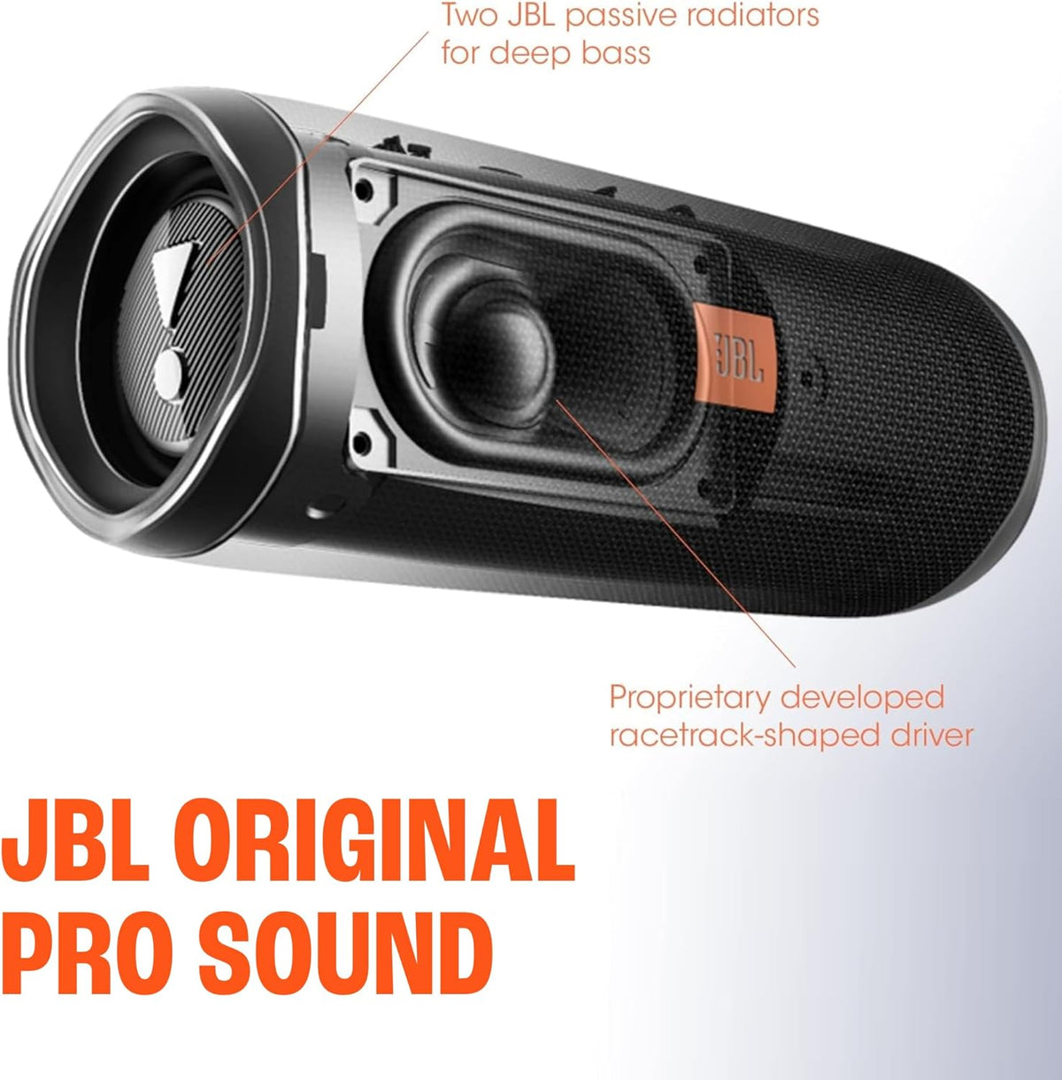 JBL Flip 5 Portable Waterproof Wireless Bluetooth Speaker - Black Camo - Image 3