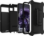 OtterBox Google Pixel 8 Defender Series Case disassembled to display multi-layer construction.