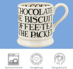 Emma Bridgewater handmade coffee cup interior view