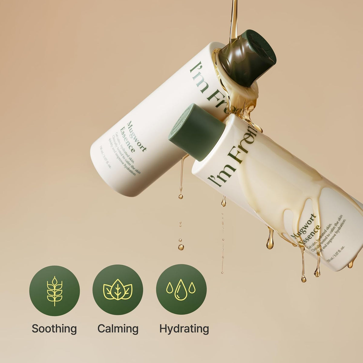 I'm From Mugwort Fluid Cream branding and size