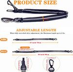 Demonstration of Jorohiker dog safety tether attached to harness