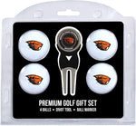 Removable double-sided magnetic ball marker showing team emblem
