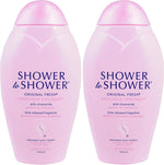 Shower To Shower Body Powder 8 Ounce packaging layout