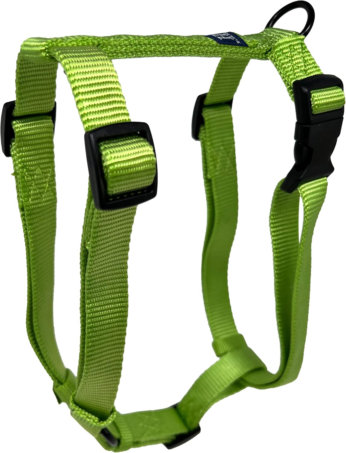Hamilton nylon harness purple showing box stitched seams