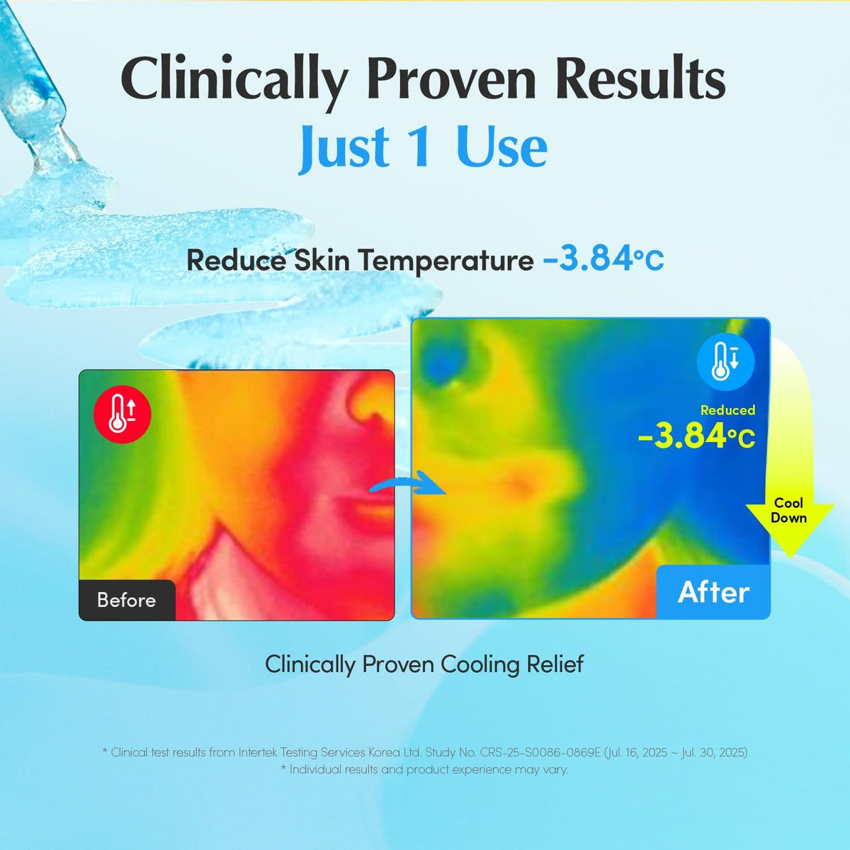 Eqqualberry Hyaltoin Flooding Smoothie Serum applied on skin