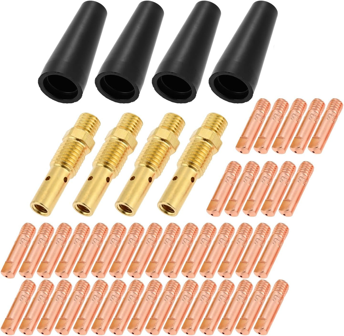 Dreld MIG welder consumable components overview