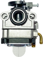 Top-down view of carburetor intake and mounting holes