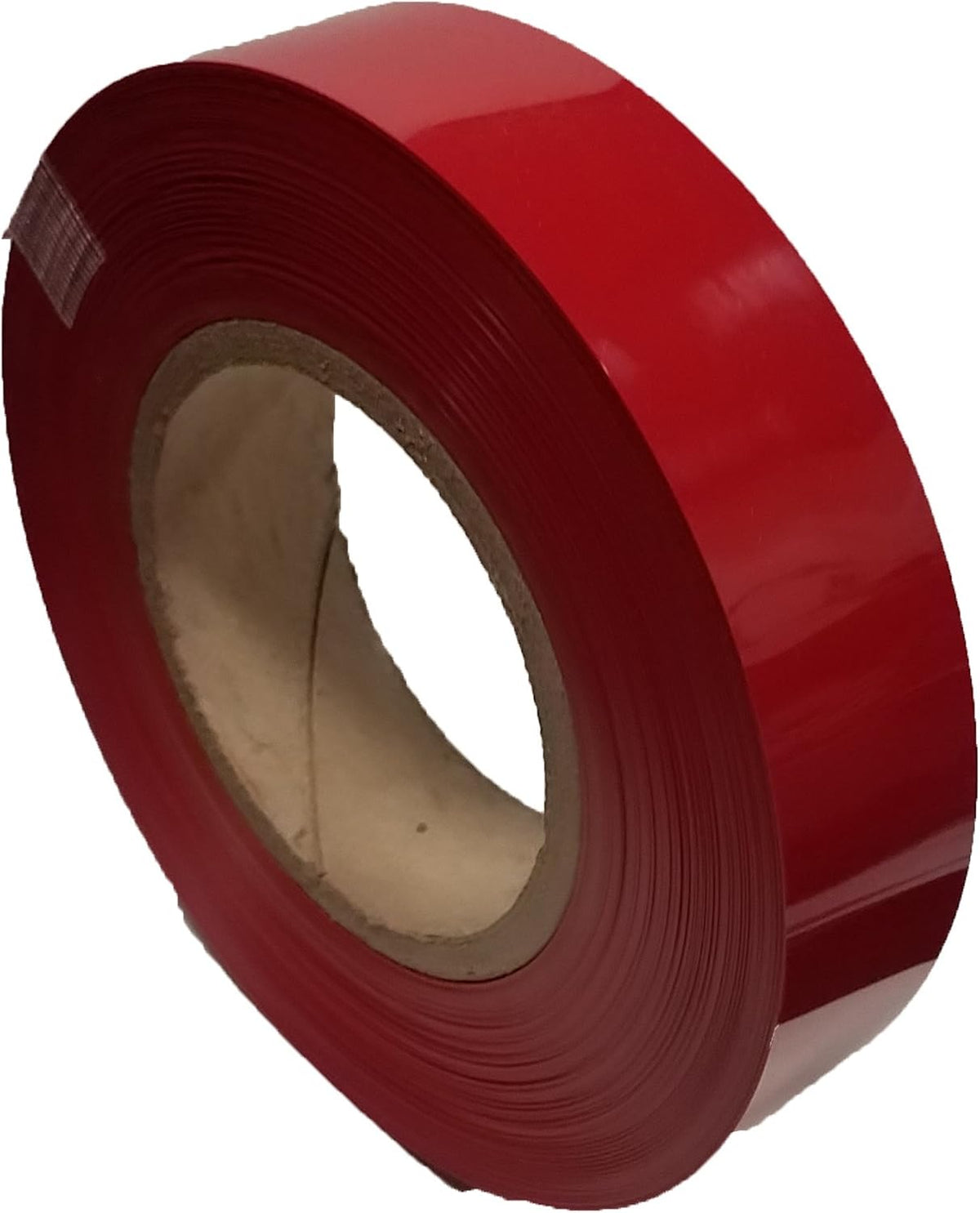 Store Fixtures Direct red trim strip applied to shelving
