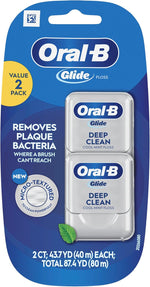 Oral-B Glide Deep Clean Cool Mint Dental Floss, Value 2 Pack (40m Each) - Image 9