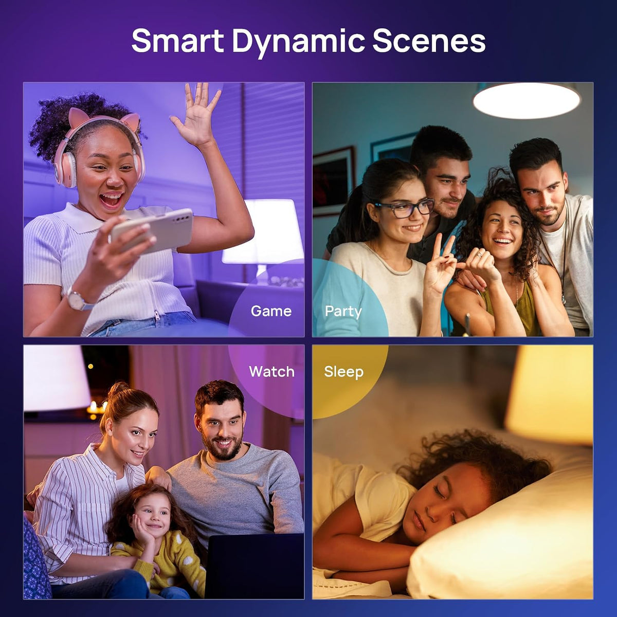 Consciot smart bulb installed in a modern lamp fixture