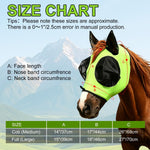 Youven fuchsia fly mask secured on horse model