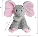 DODODOLA elephant stuffed animal dog toy dental cleaning texture