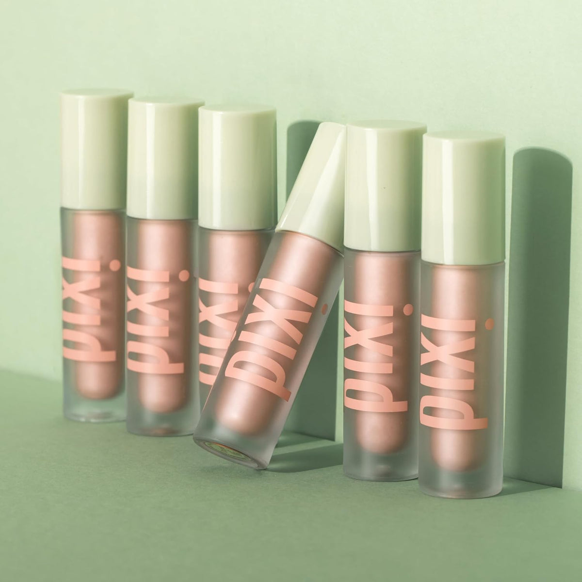 Pixi liquid eyeshadow mascara and brow gel bundle side angle