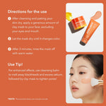 Before and after visualization of pore cleansing and sebum reduction using the APRILSKIN routine.