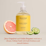 Deep Steep vegan hand wash pump mechanism