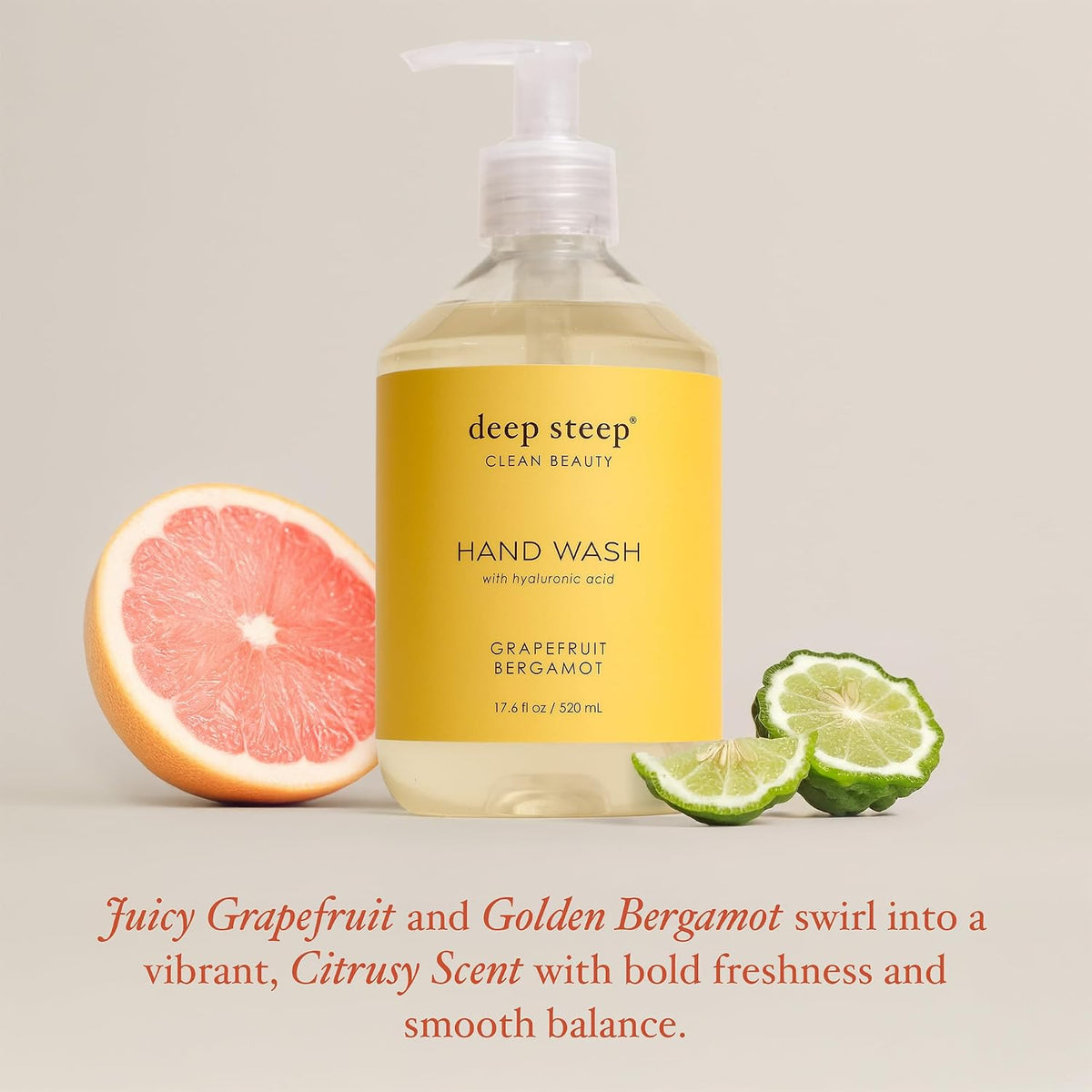 Deep Steep vegan hand wash pump mechanism