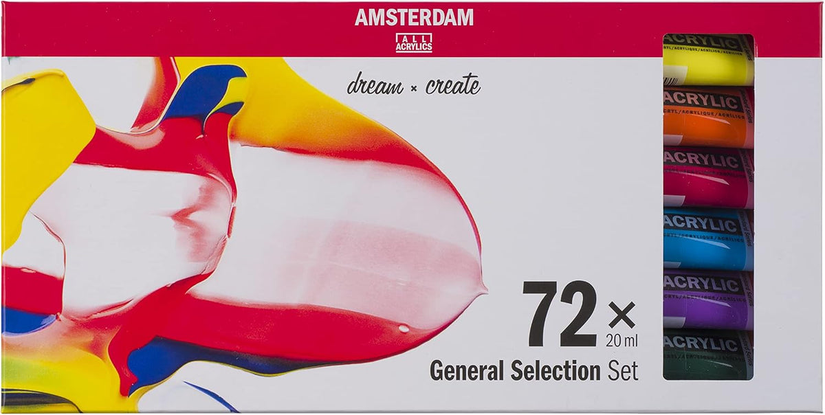 Amsterdam standard series acrylic paint set front view