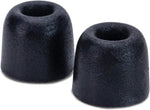 Dekoni Audio memory foam tips showing passive noise isolation design