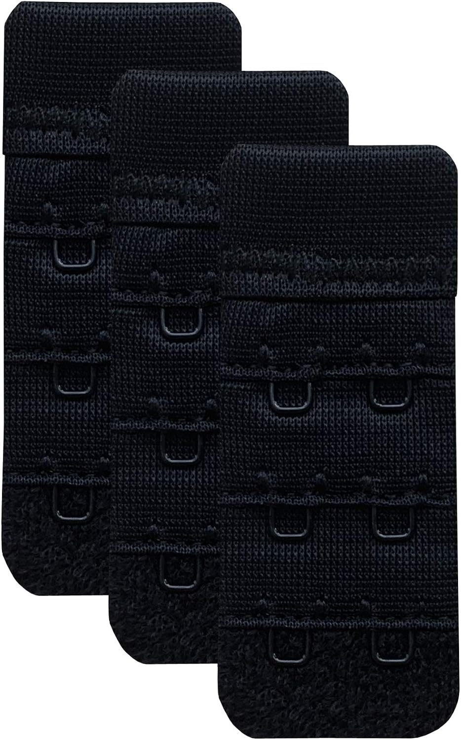 Women Pack of 3 Soft Comfortable 2 Hooks Bra Extender,2.4"x 1.5" - Image 11