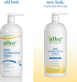 Alba Botanica hydrating body lotion pump mechanism close up