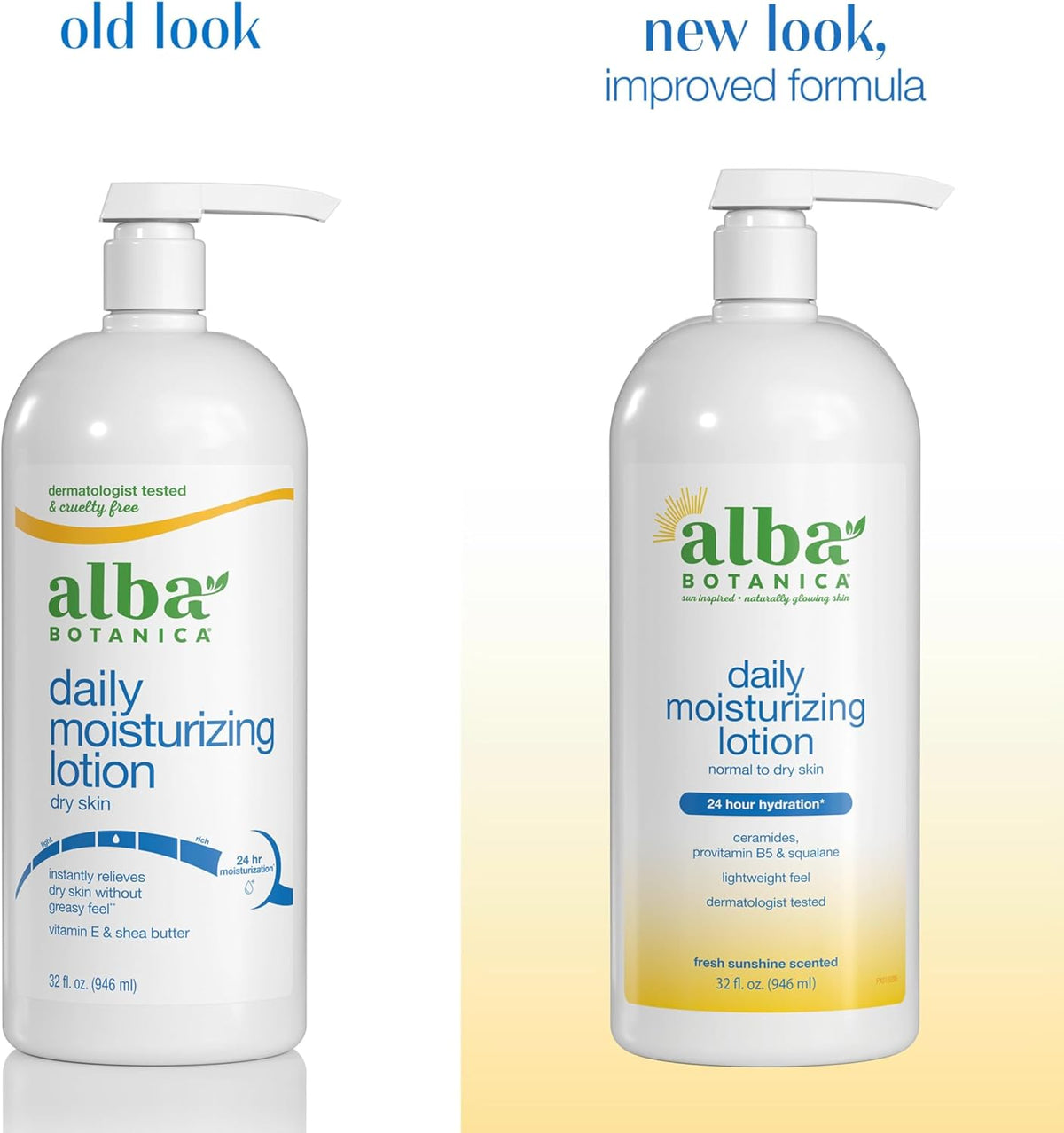 Alba Botanica hydrating body lotion pump mechanism close up