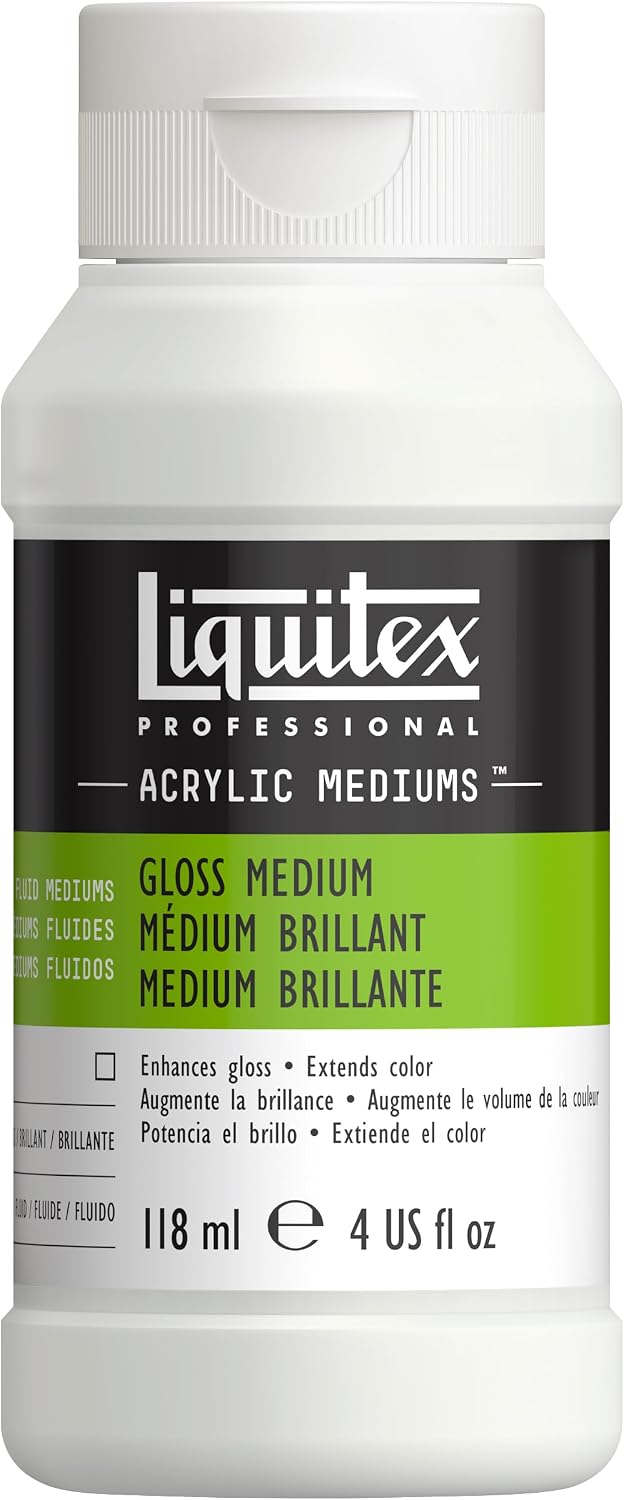 Liquitex Professional Gloss Fluid Medium front view bottle