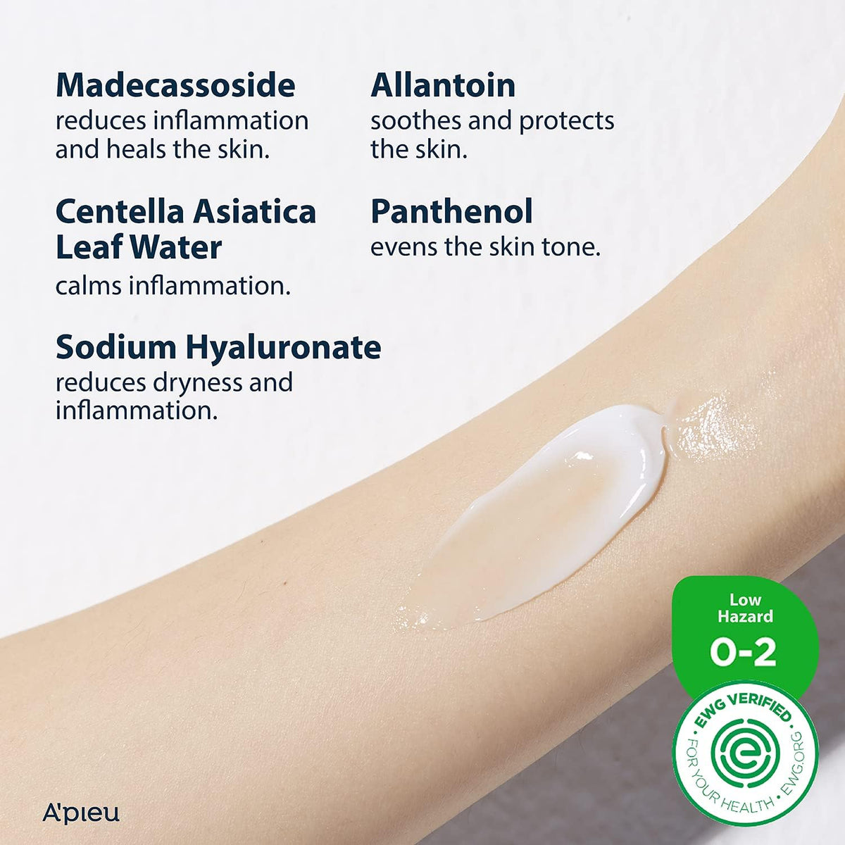 Texture of A'Pieu Madecassoside Moisture Gel Cream