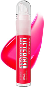 MAYBELLINE Lifter Oil-in-Gel Lip Gloss for Glassy, Bouncy Shine, Hydrating, Tinted Lip Balm and Moisturizer with Hyaluronic Acid and Passionfruit Oil, Strawberry Shake (Mauve Pink) - Image 9