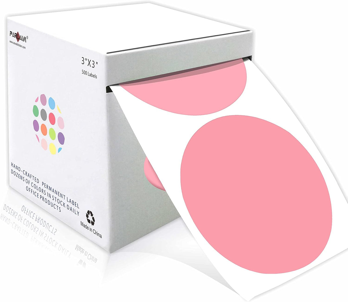 PARLAIM 3 Inch Round Color-Code Dot Stickers, 500PCS Inventory Labels Color Code Stickers Dispenser Box,Gold Circle Sticker Labels for Inventory &Family School Storage Bins Label (Gold) - Image 14