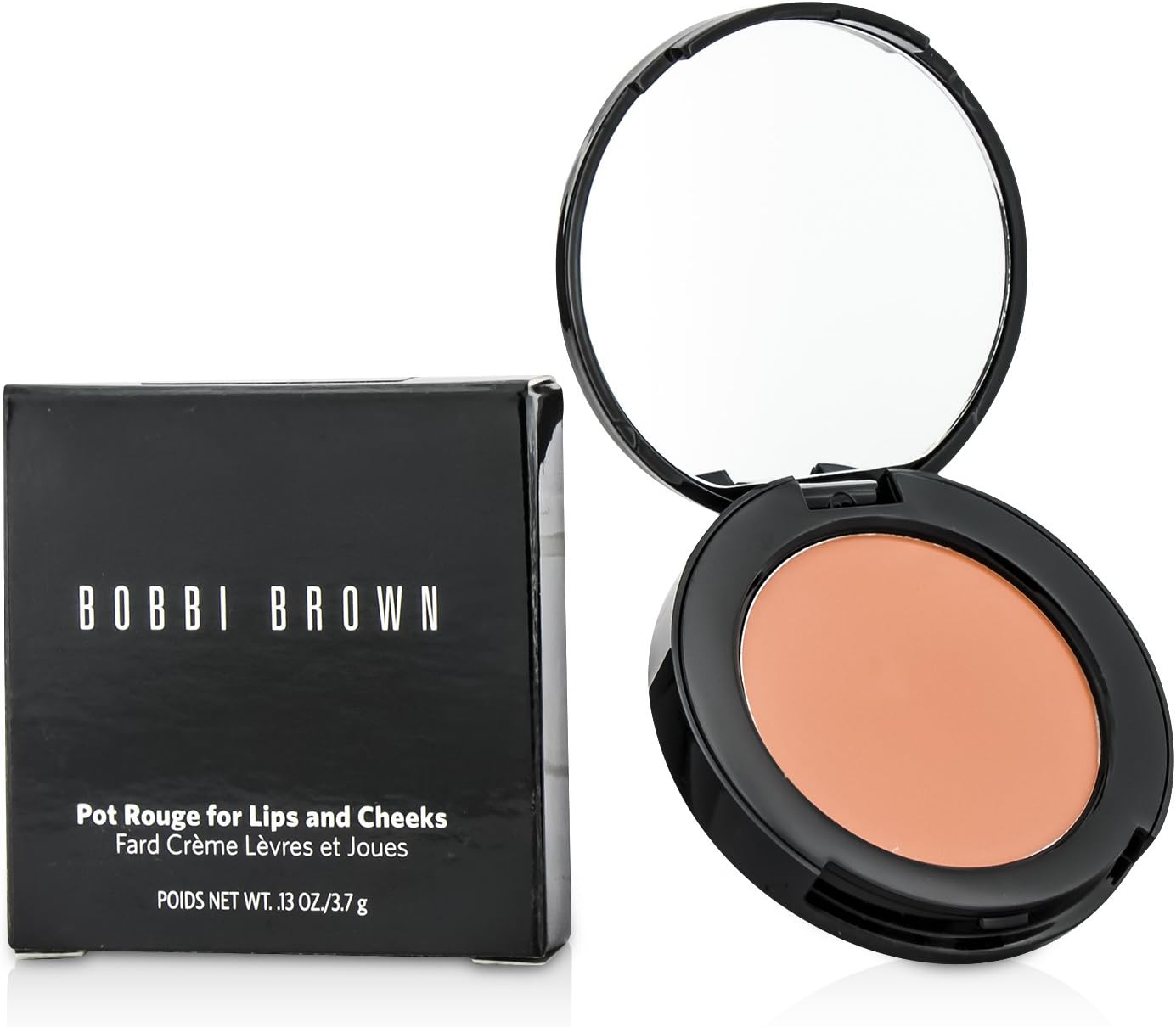 Bobbi Brown Pot Rouge for Lips and Cheeks Fresh Melon front view cosmetic compact