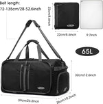G4Free gym sports duffle bag displaying separate shoe compartment