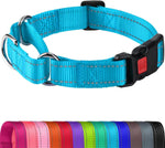 Joytale Martingale Collar for Dogs, Reflective Escape Proof Training Dog Collars with Safety Lock Buckle, No Slip Soft Nylon for Medium Pets, Hotpink, M - Image 14