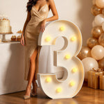 Imprsv marquee number 3 front view party decor