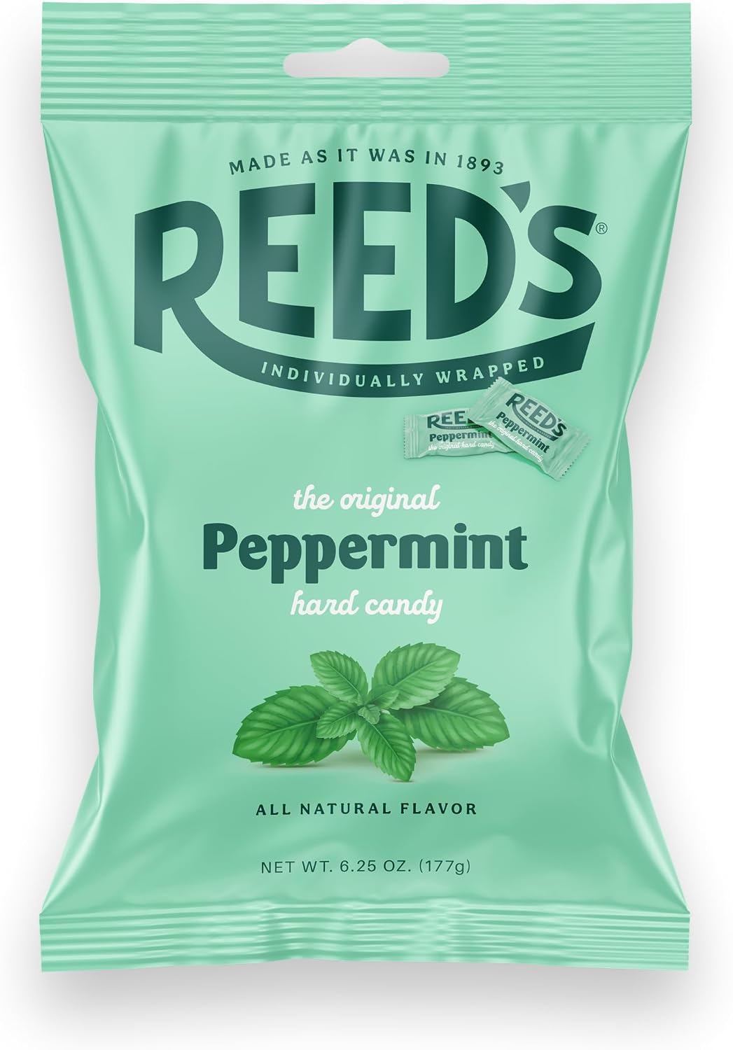 Reed's Cinnamon Hard Candy, 6.25oz, Pack of 2 | Individually Wrapped, The Hampton Candy Company - Image 9